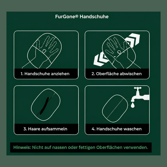 FurGone — Wiederverwendbare Tier-Haare-Entfernungshandschuhe