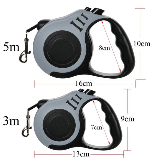 WalkFree — Einziehbare Hundeleine (3 m / 5 m)